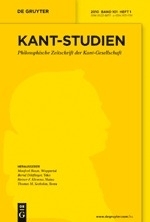 Kant-Studien Cover