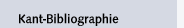 Kant-Bibliographie